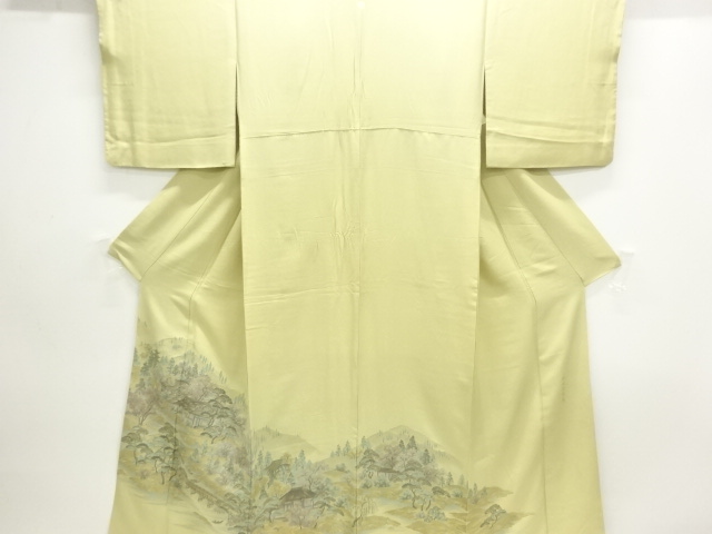 JAPANESE KIMONO / IRO-TOMESODE / JUKO-ORI / SCENERY OF KYOTO 